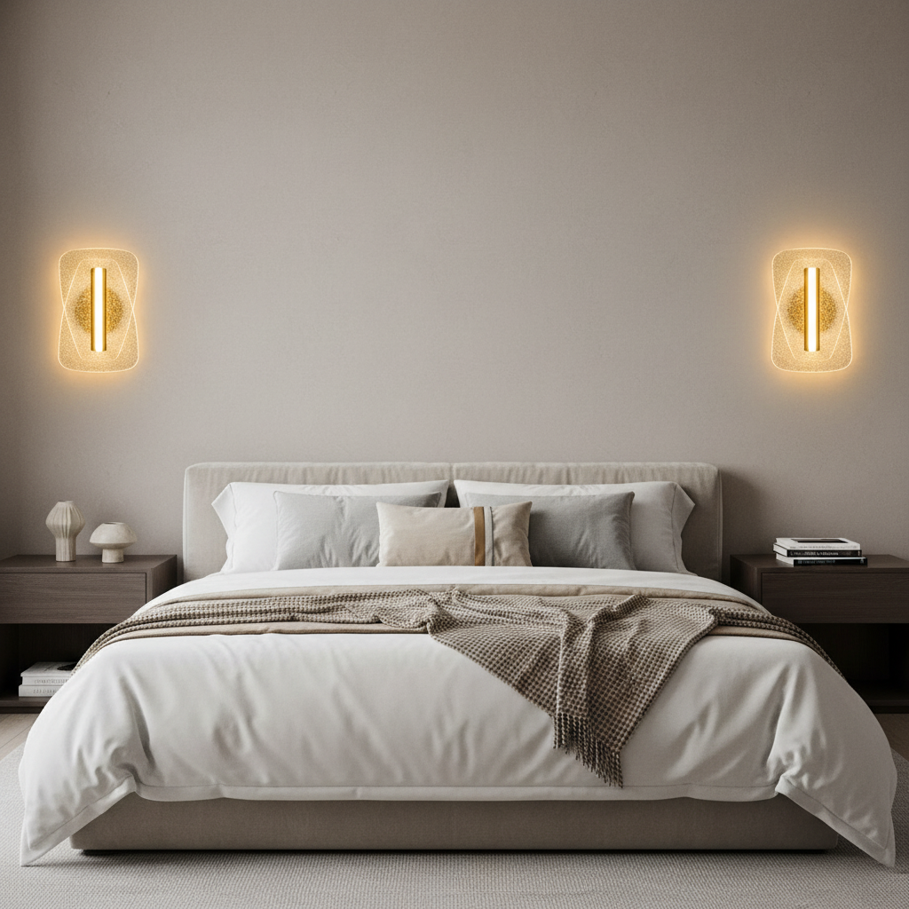 7W LED Indoor Wall Lamp with 3000K warm white light WH 2605-20-GO-WW