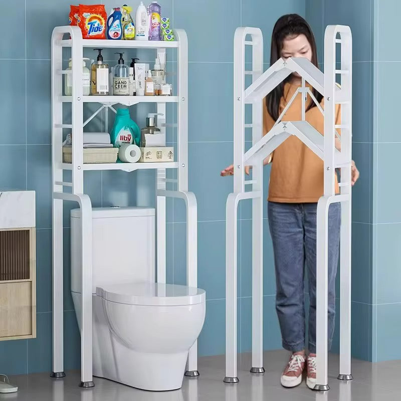 Toilet Metallic Organizer Rack