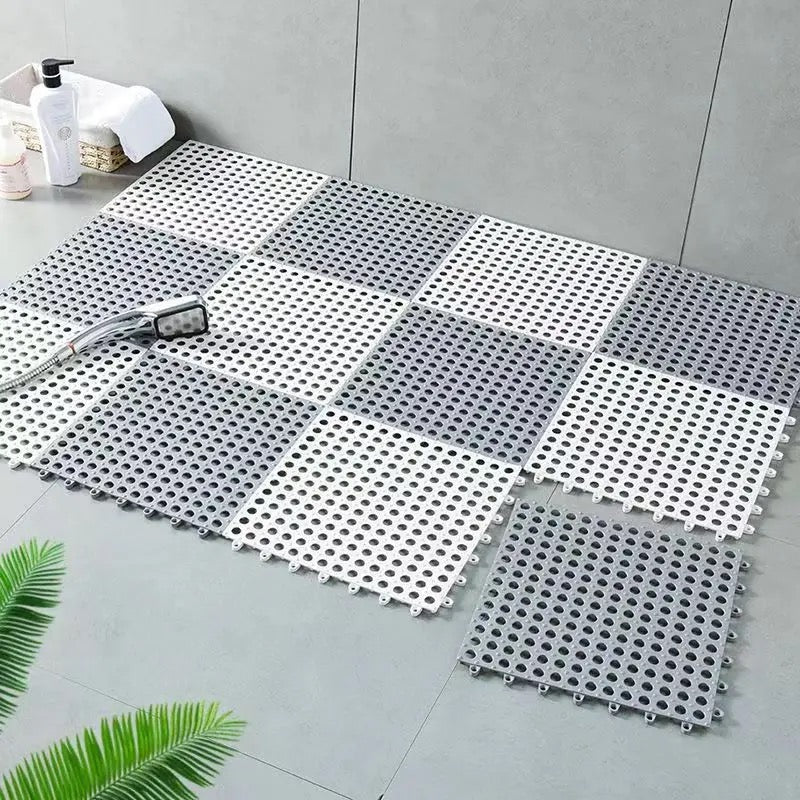 9Joinable Bathroom Antislip Mats