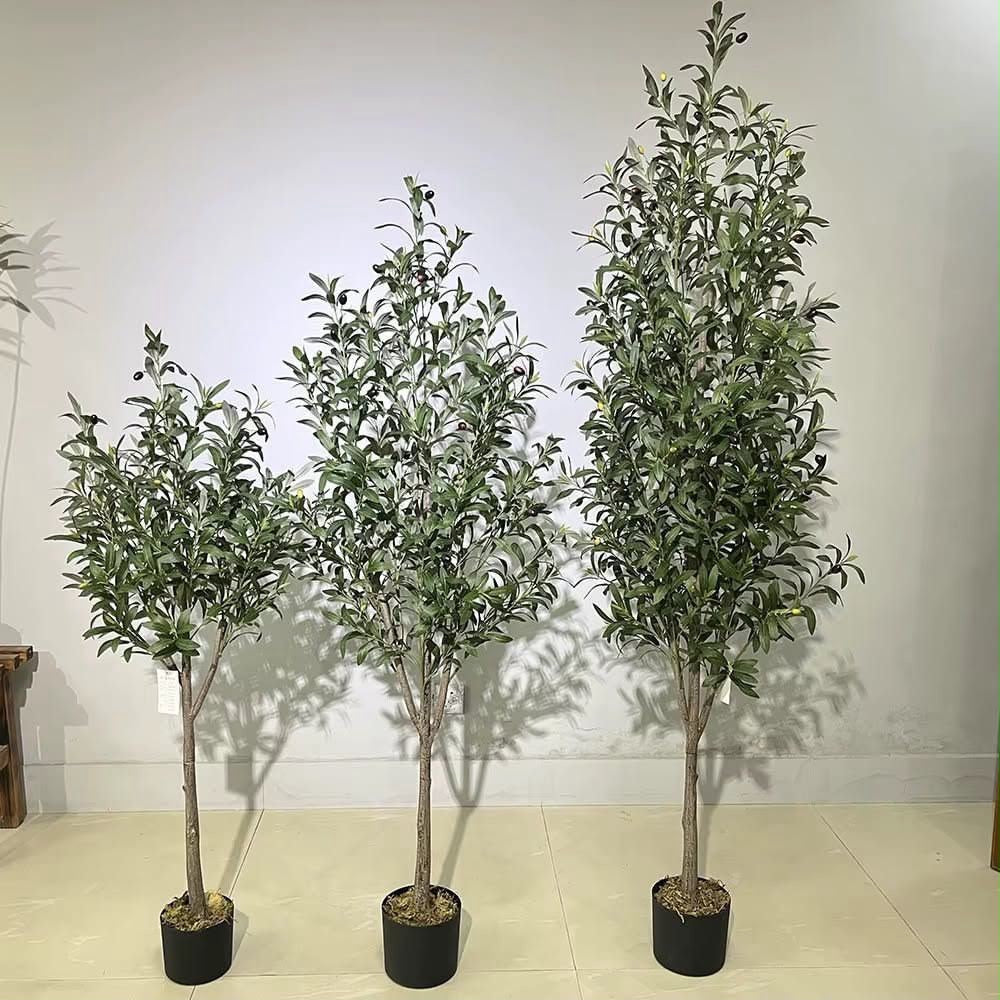 Real Touch Olive Plant with Fruits – Artificial Indoor Decorative Tree