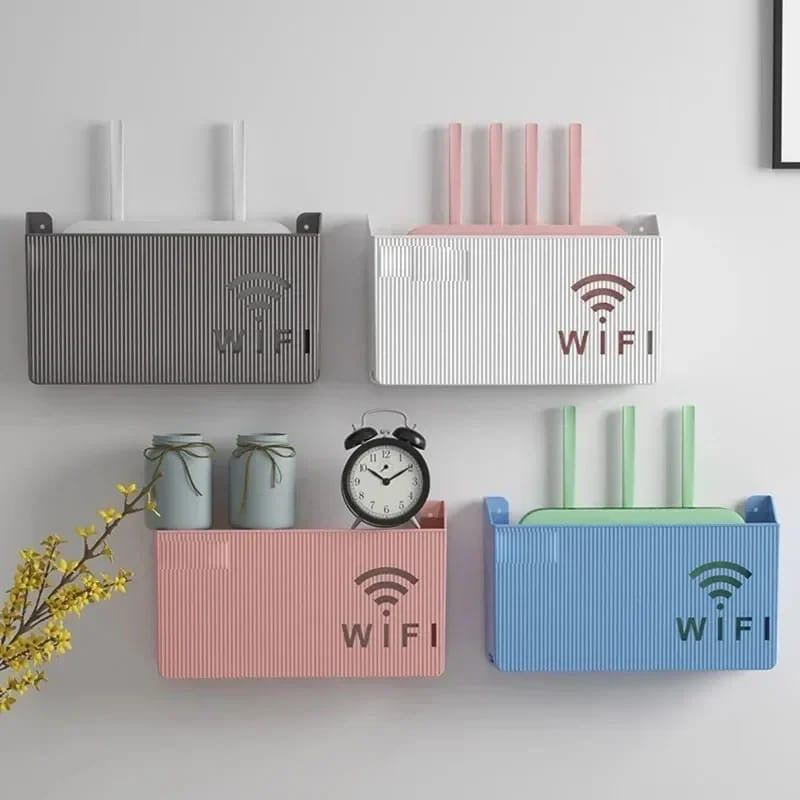 Wall Mounted WiFi Router Box Cover – 14 × 24.5 × 6 cm