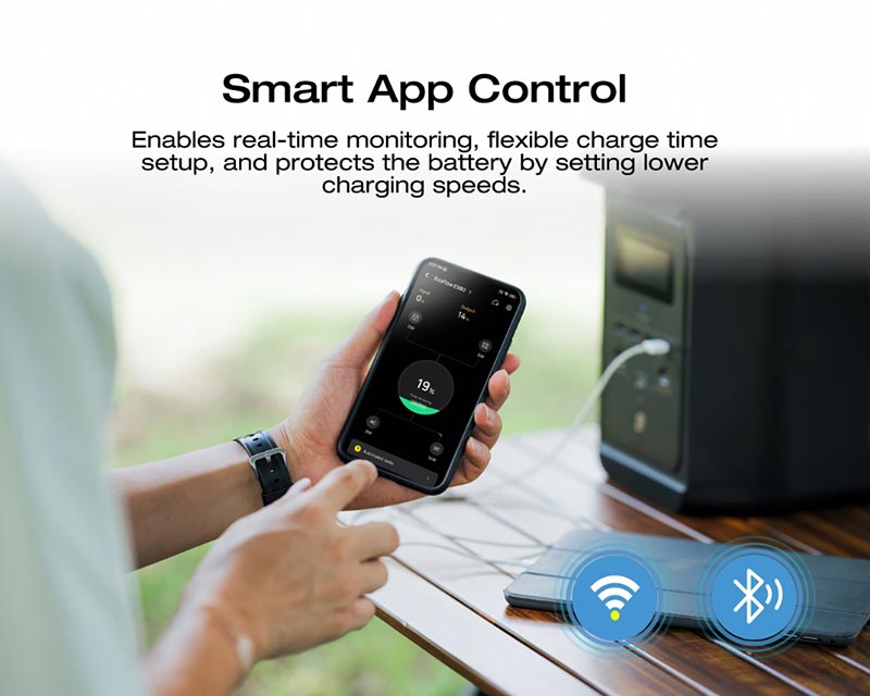 EcoFlow EFE980-UK Portable Power Station with Free 6-in-1 Rechargeable Fan