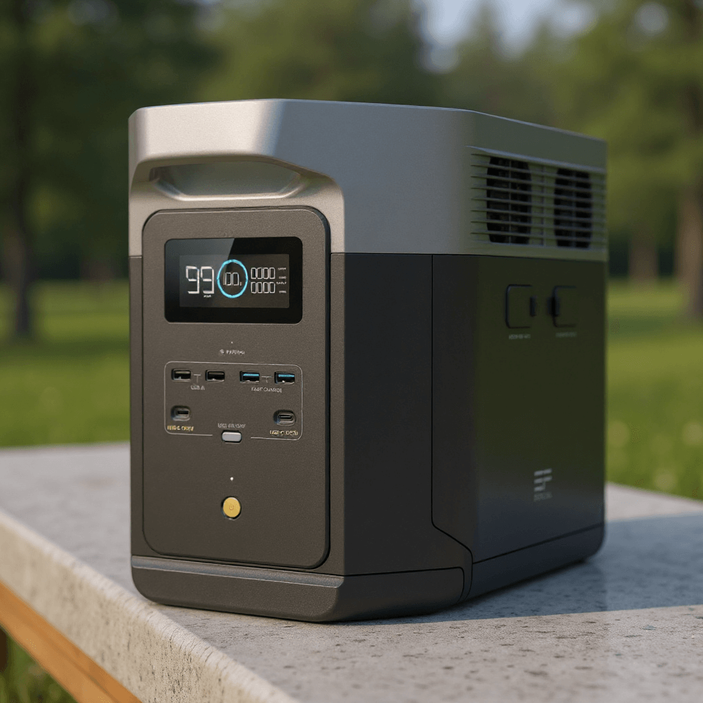 EcoFlow Delta 2 Max portable power station 2400W 2048Wh for home backup and solar use