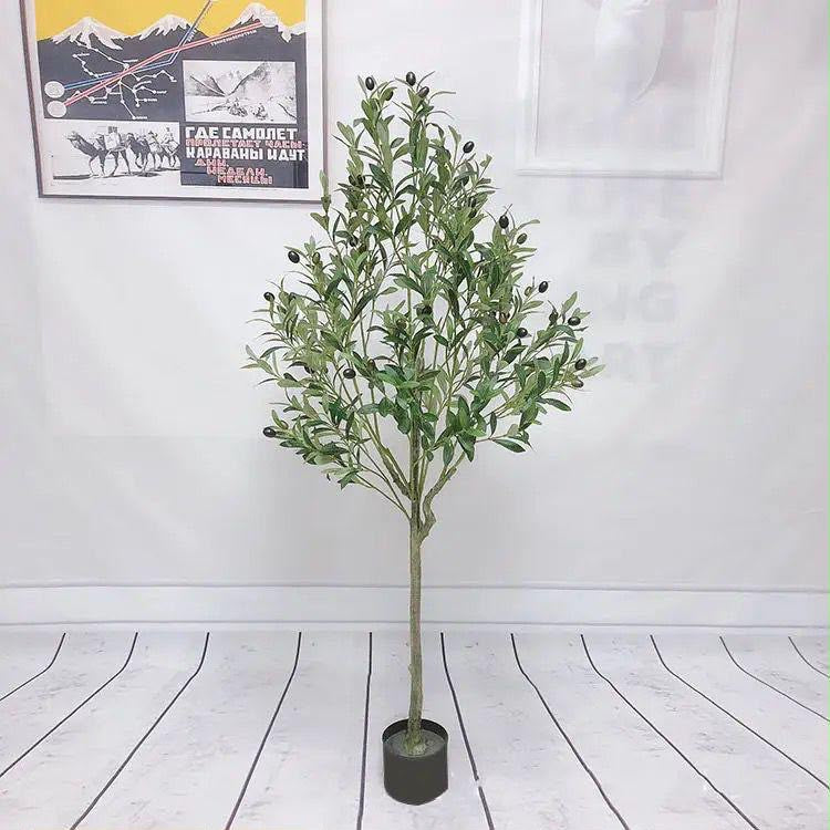 Real Touch Olive Plant with Fruits – Artificial Indoor Decorative Tree