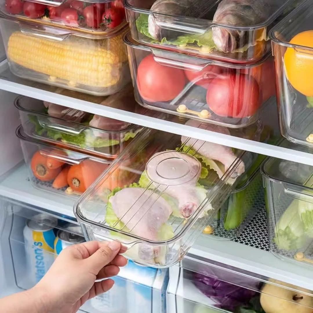 Acrylic fridge organizers