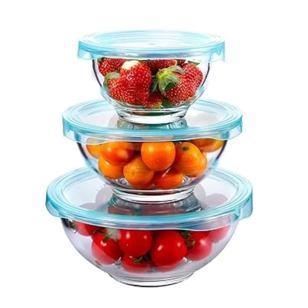 3pc Glass Bowls