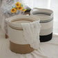 Big Woven Cotton Rope Storage Hamper with Handles
