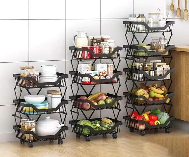 Foldable vegetable rack
