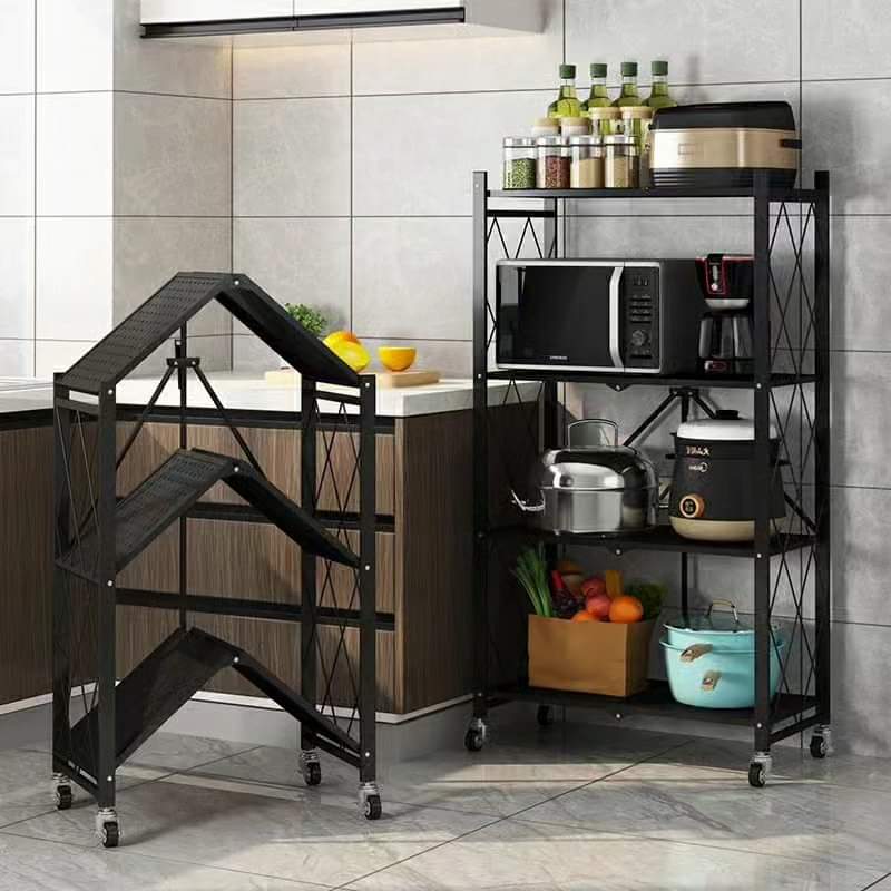 Foldable Metallic Kitchen  Rack