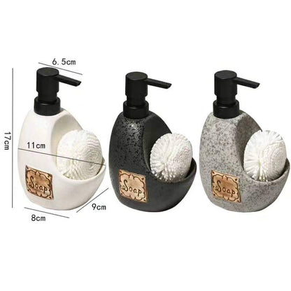 Ceramic Shampoo Dispenser/Lotion Bottle