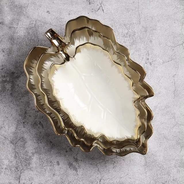 3pc Leaf Bowl