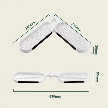 Rotatable Shelf Drain Rack