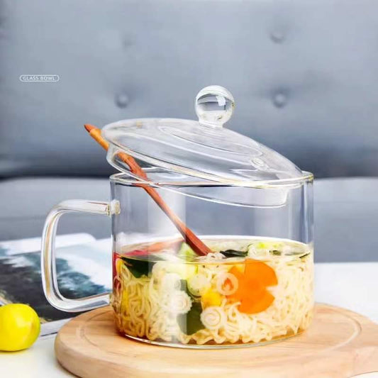 Glass Heat resistant cooking pot