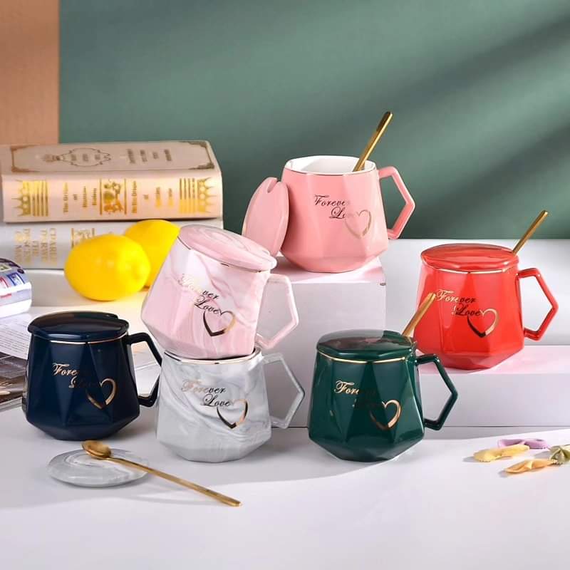 Cup set (cup,spoon,lid)