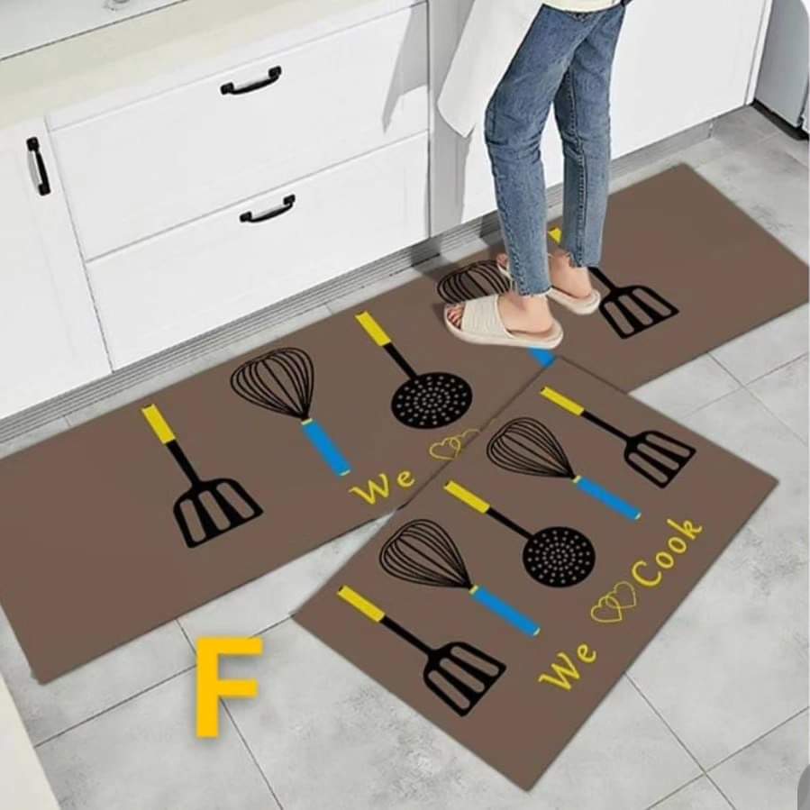 2pcs Kitchen mats