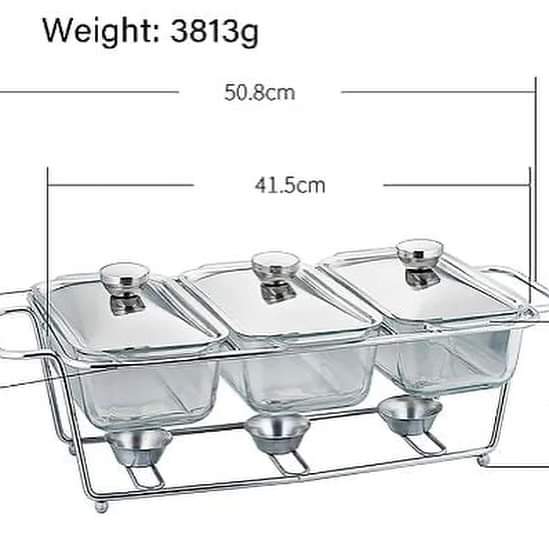 3pc Chaffing dish