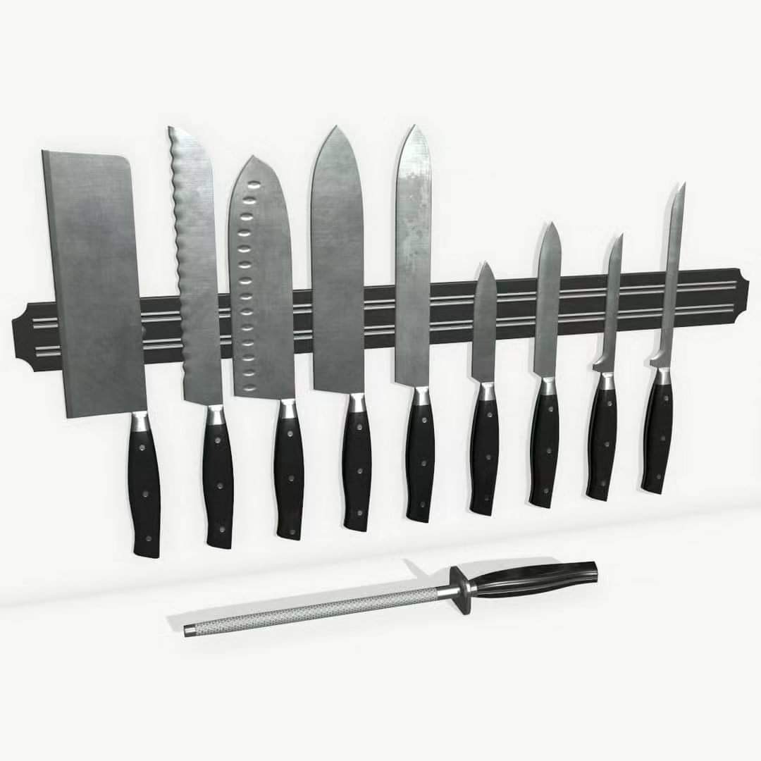 Magnetic knives holder