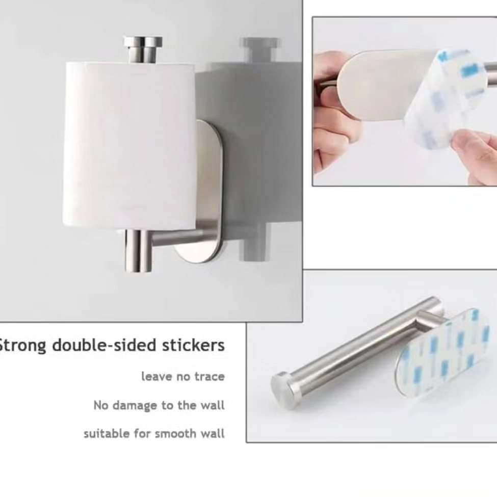 Adhesive Toilet Paper Roll Holder