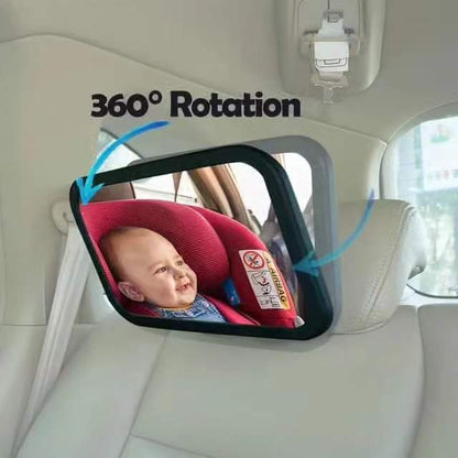 Adjustable baby car mirror