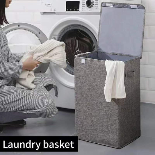 Cotton laundry basket