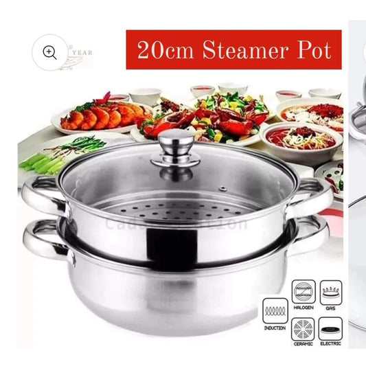 3in 1 steamer cookware set