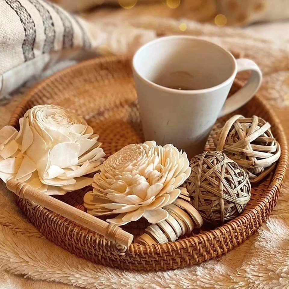 Handwoven Rattan tray