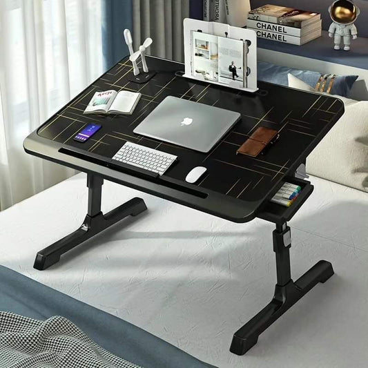 Adjustable laptop desk