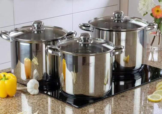 3pcs stainless steel cookware