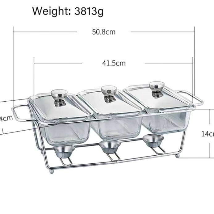 3pc Chaffing dish