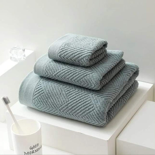 3pc cotton towels set