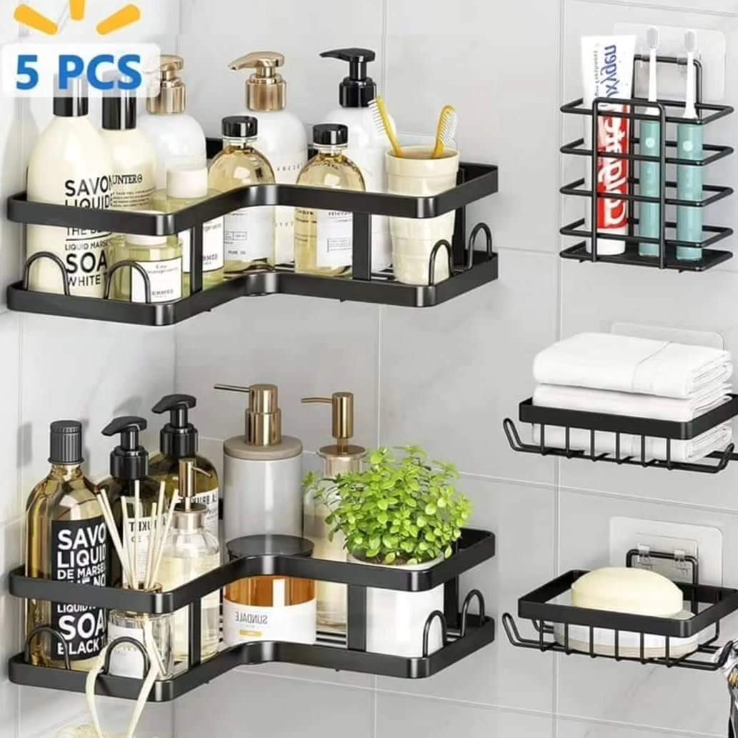 5pcs set bathroom organizer