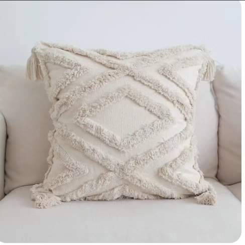 Fancy tufted throw pillow covers
