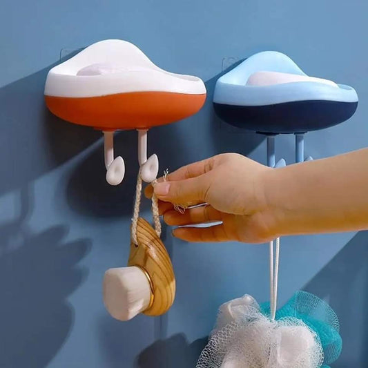 Cloud shaped soap holder