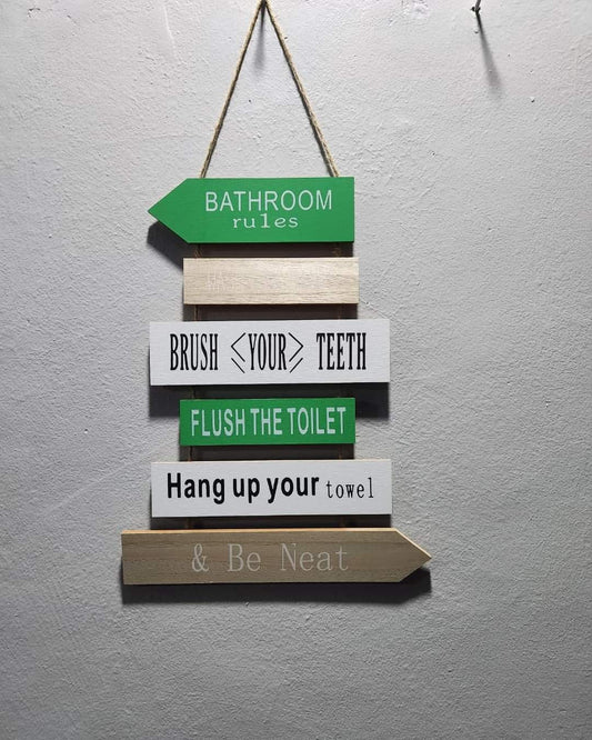 Hanging board house rules