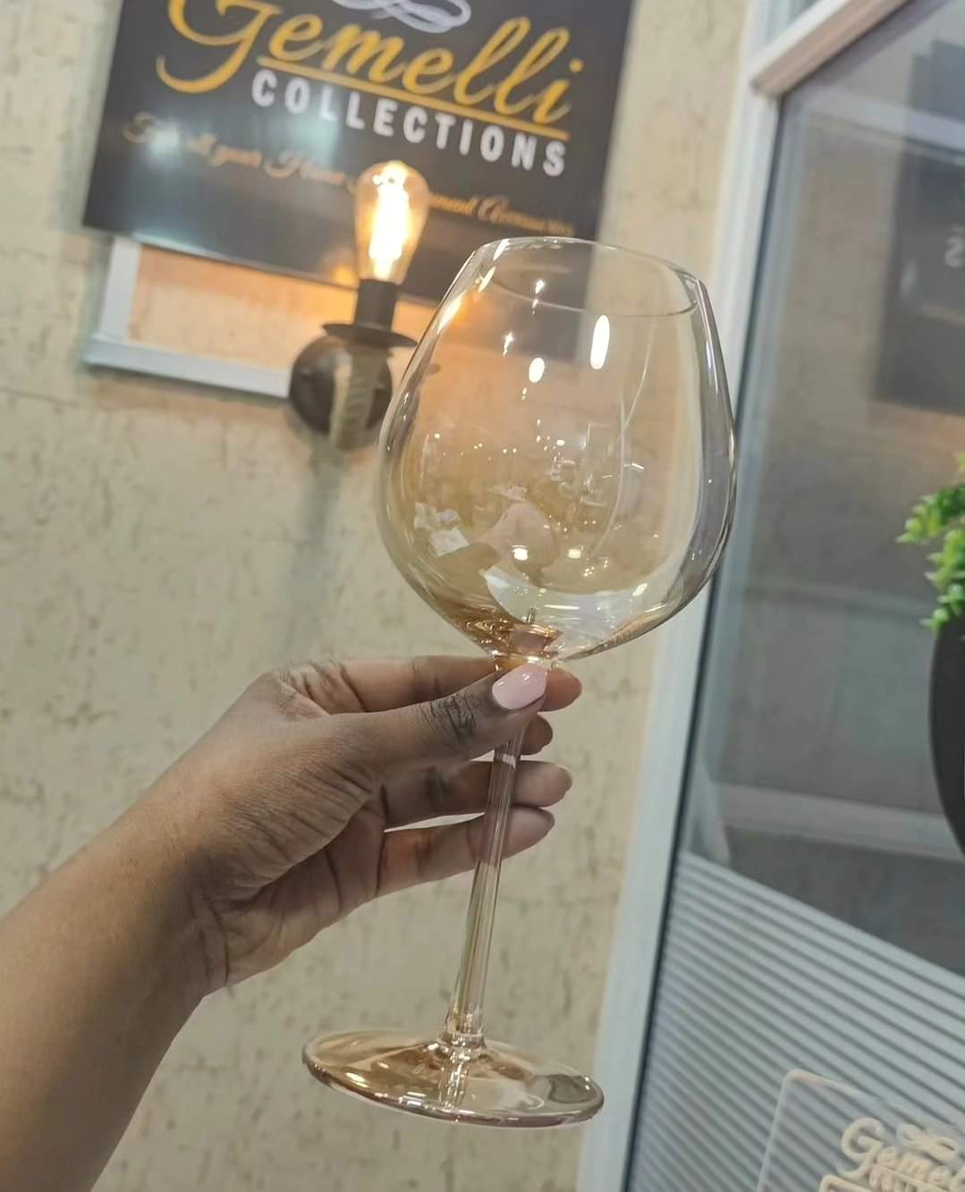Classy wine goblets