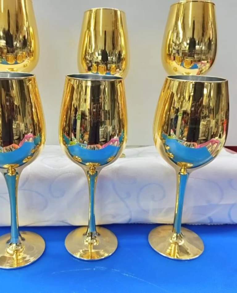 Classy wine goblets