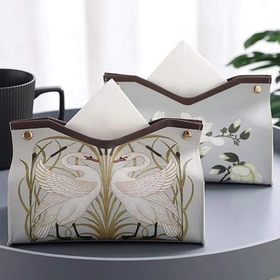 Tissue box organizer