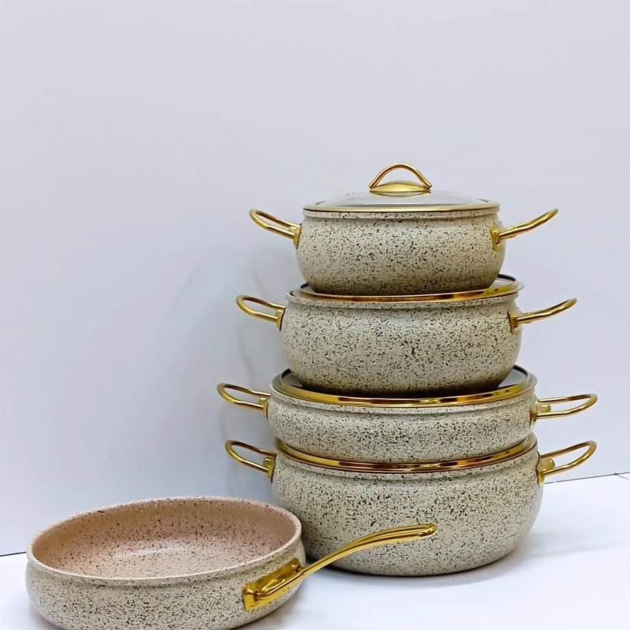 9Pcs granite  cookware set