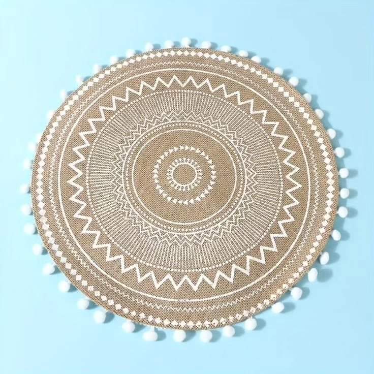 Cotton fabric table mats