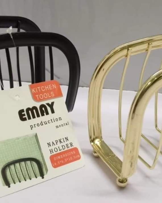 Metallic serviet holder