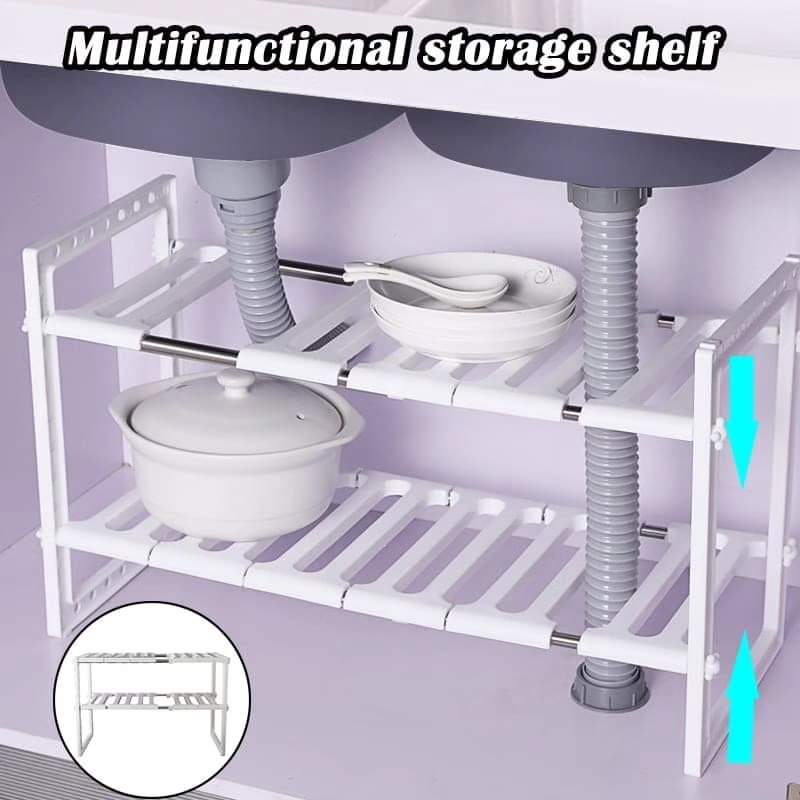 Under Sink Rack Storage Shelves