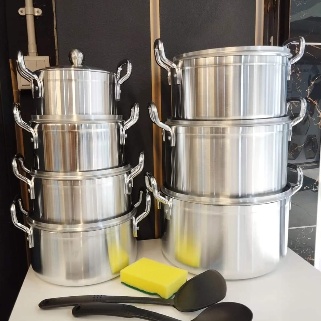 7pcs aluminium cooking set