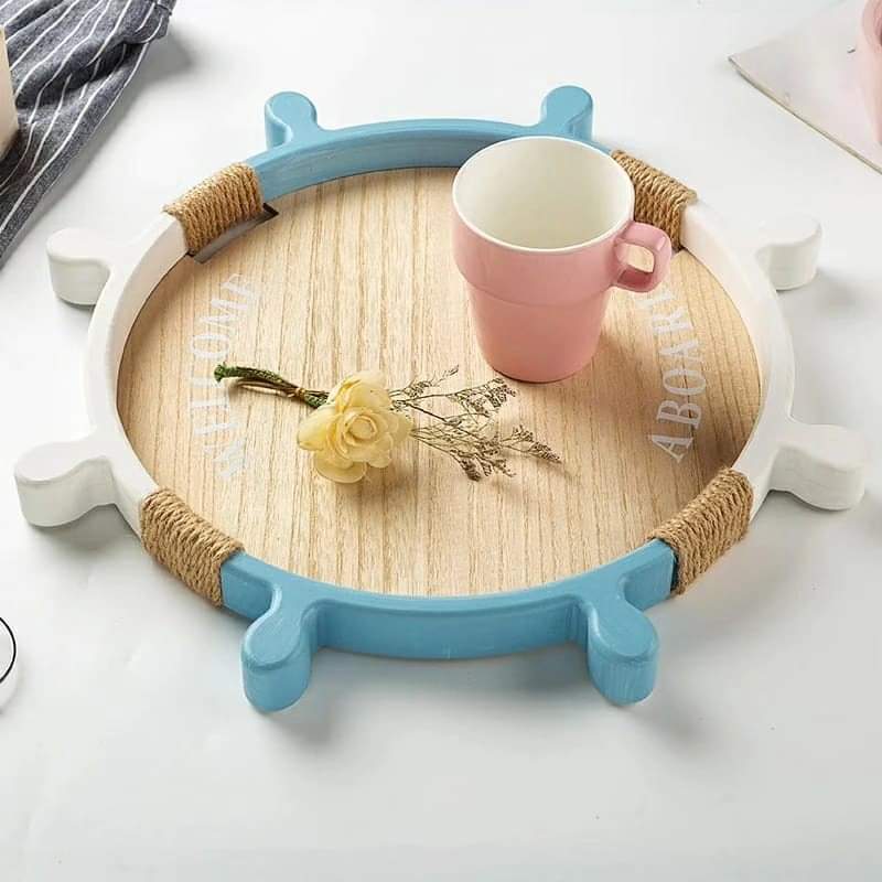 2 in 1 Wooden storage tray