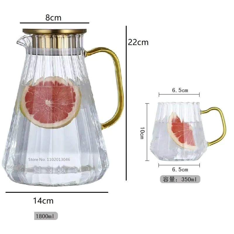Brosilicated glass jar set