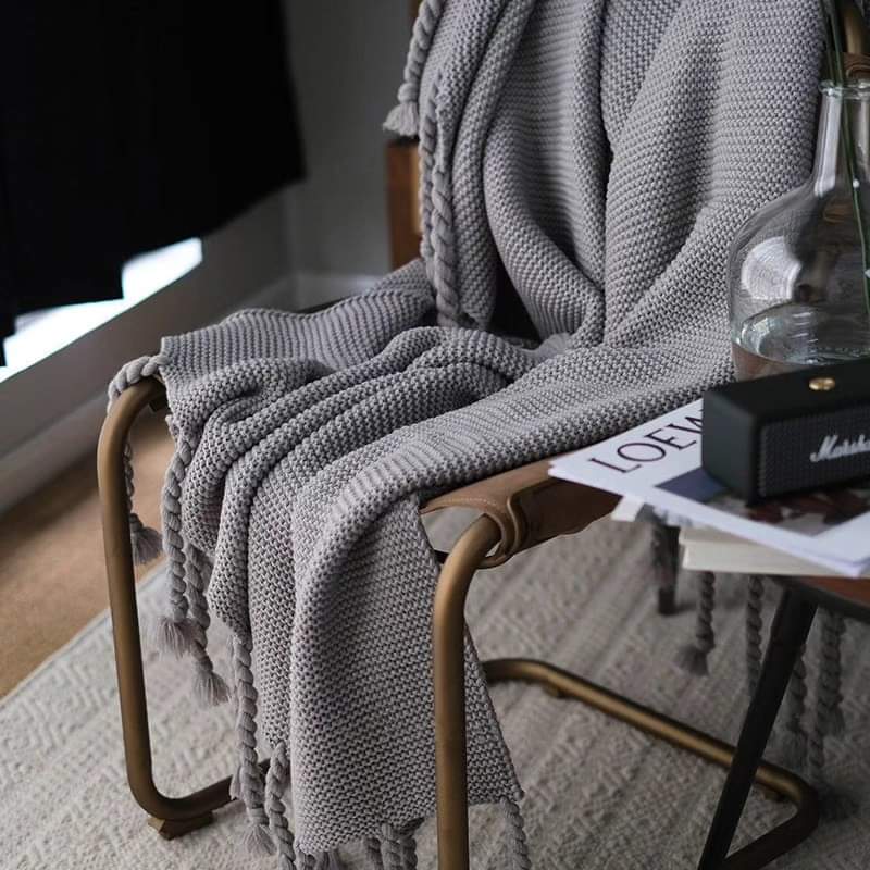 Throw Blankets With Tassels