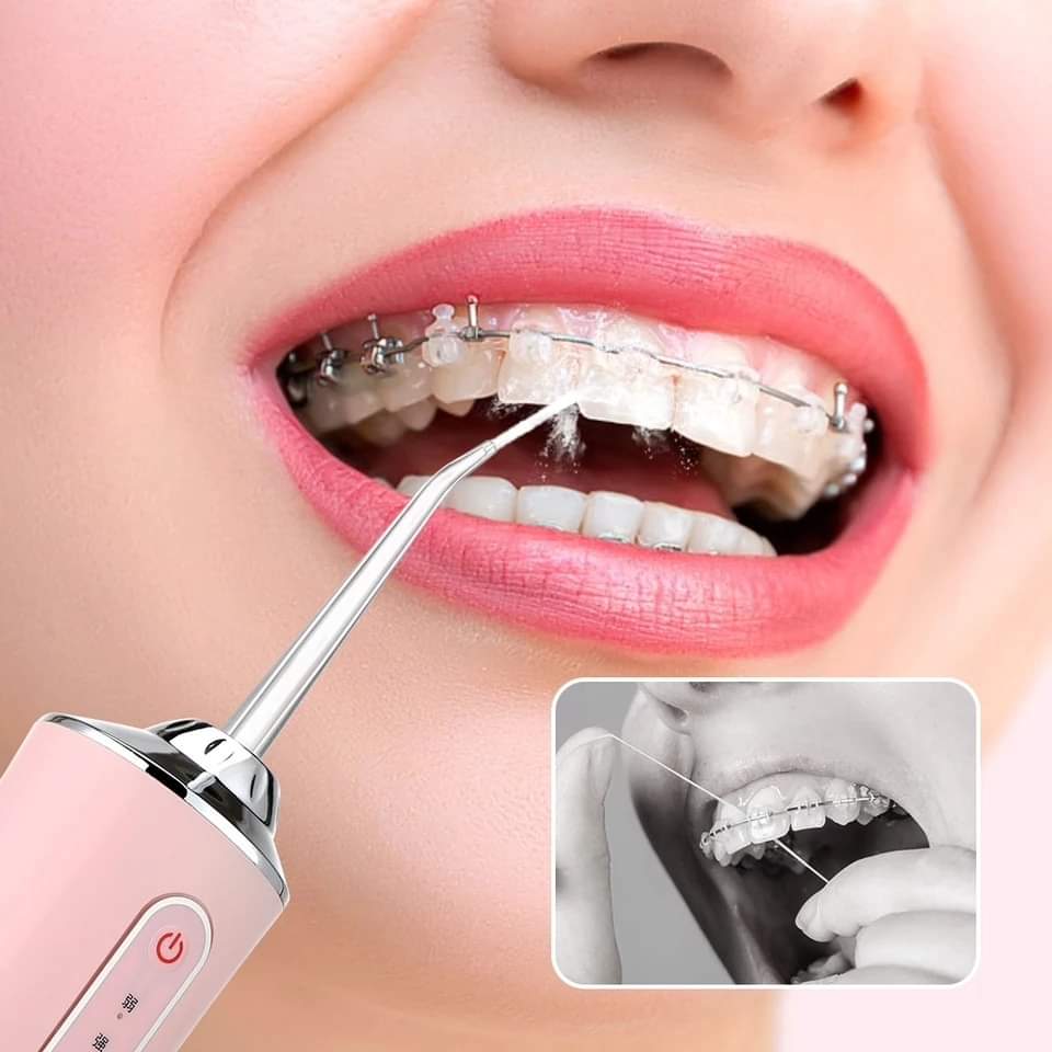 Oral water irrigator jet dental floss