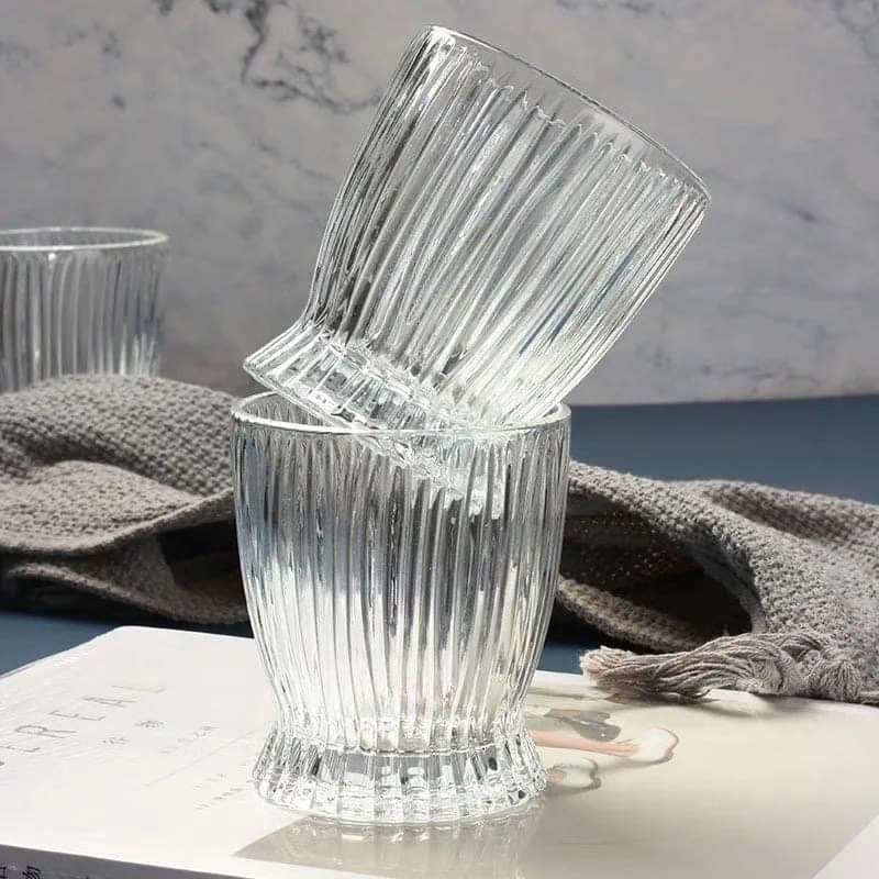 Short Stripes Glass Water