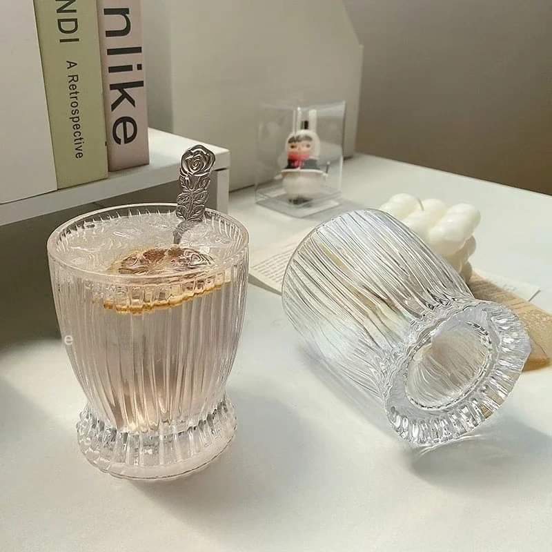 Short Stripes Glass Water