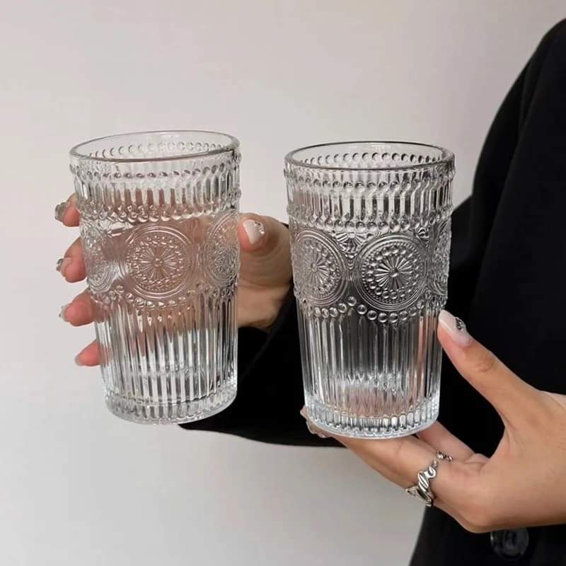 6 pieces 384ml Glass