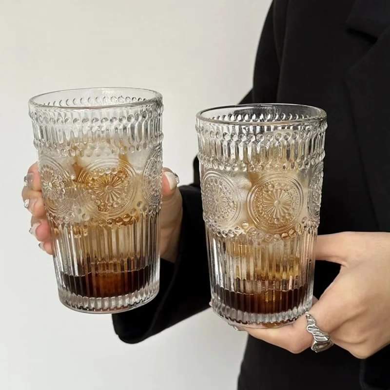 6 pieces 384ml Glass